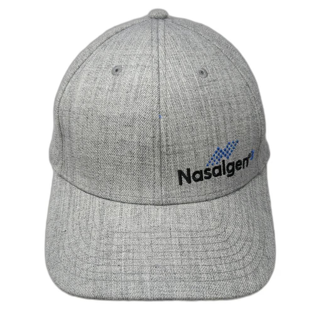 Cap America Baseball Cap Gray One Size Nasalgen Embroidered Strapback hat